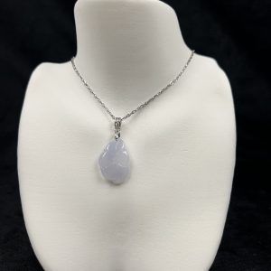 冰潤紫荷葉_吊墜